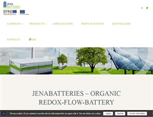Tablet Screenshot of jenabatteries.com